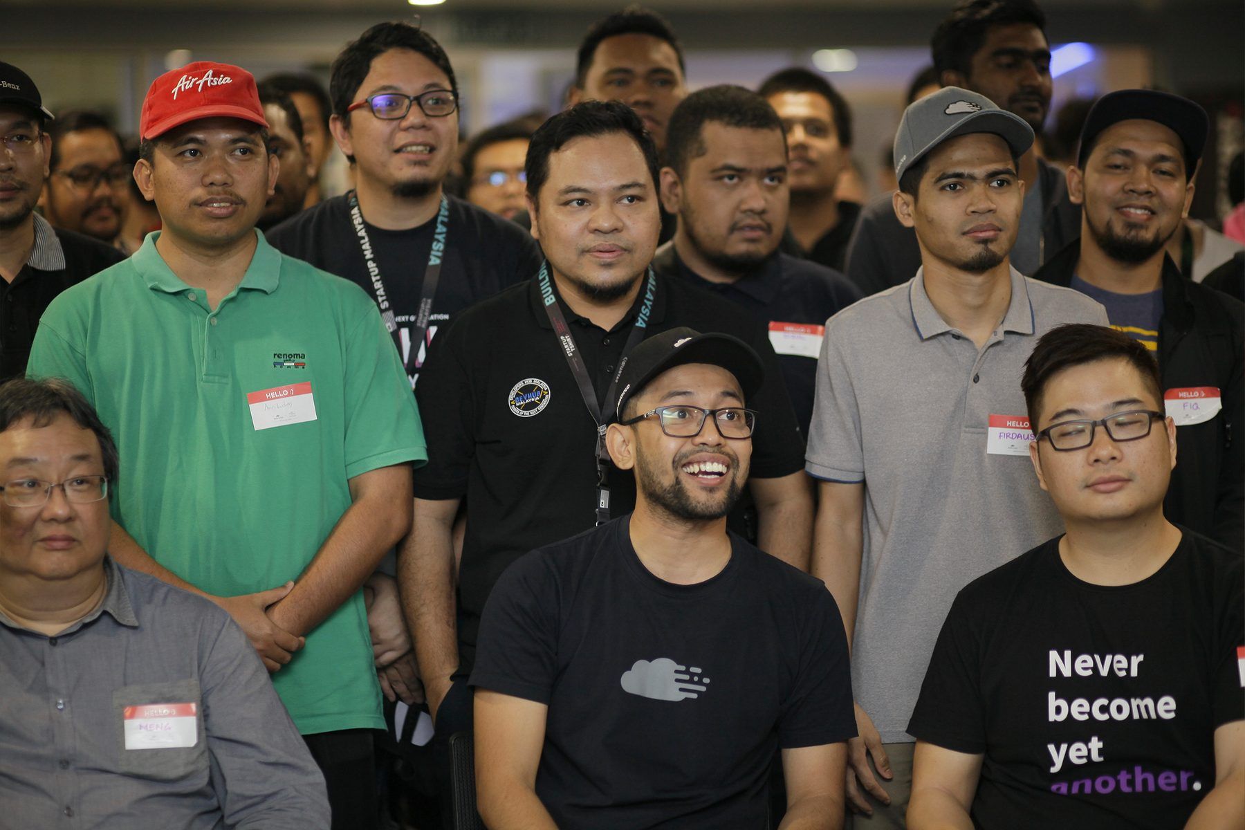 Developers networking at a DevHub Malaysia meetup
